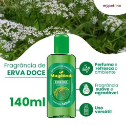 Odorizantes de Ambientes Óleo Essência Erva Doce 140ml - Mogilândi