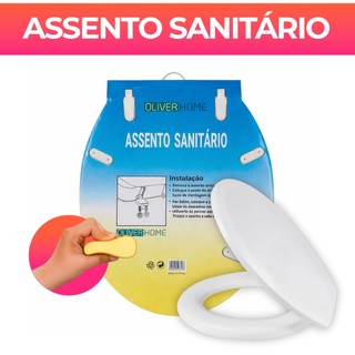 Assento Sanitário Almofadado Tampa Vaso Oval Universal Redondo Deca Celite Icasa Logasa I…