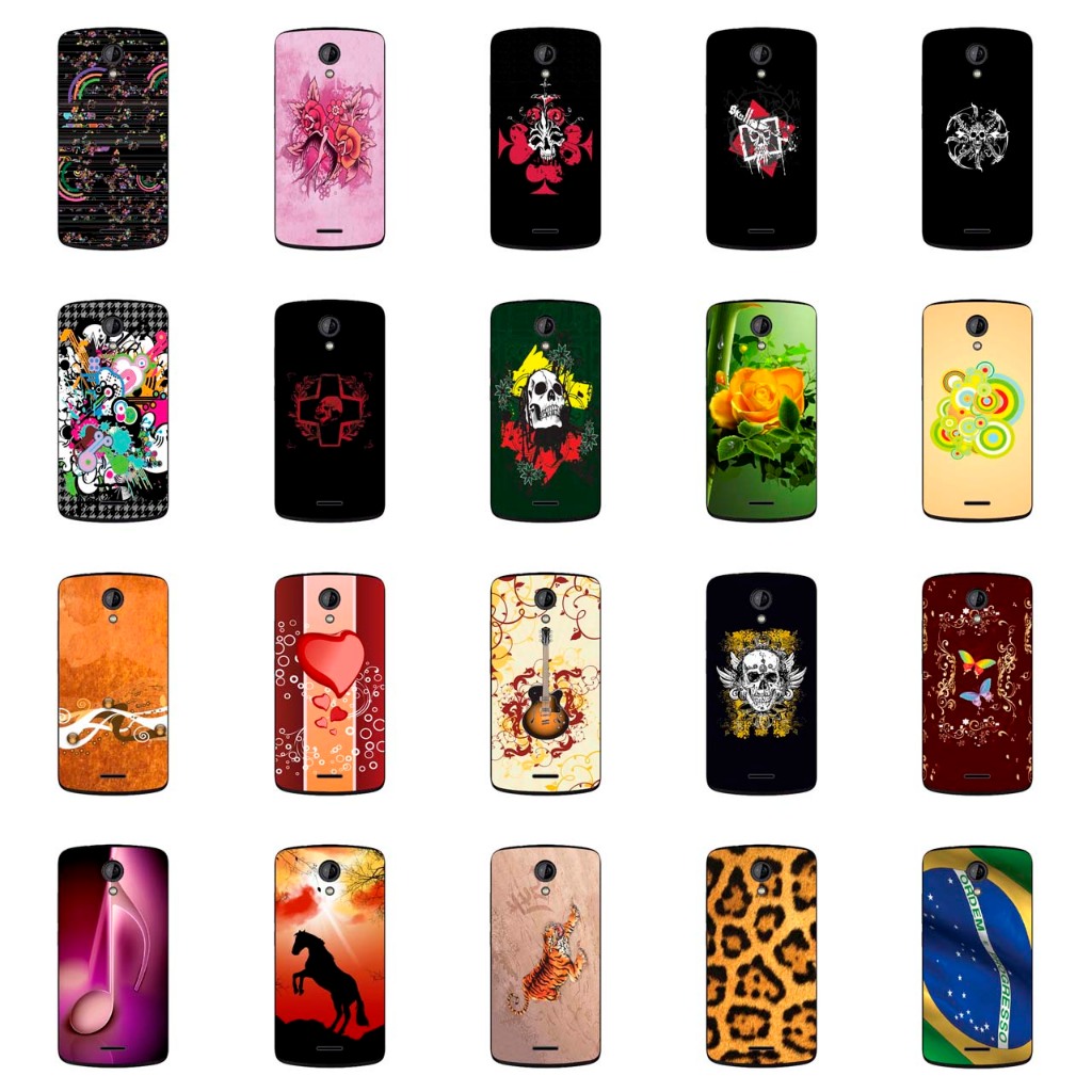 Capa Adesivo Skin006 a 628 Verso Para Blu Studio X8 HD