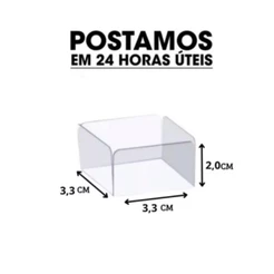 1.000 Forminhas Quadradas 3,3X3,3X2.0cm para Doces Finos F4L013