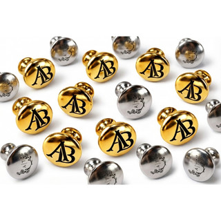 Kit Pin Rebite Metal Personalizado Para Chinelo Com Logo Nome Marca 1,8cm