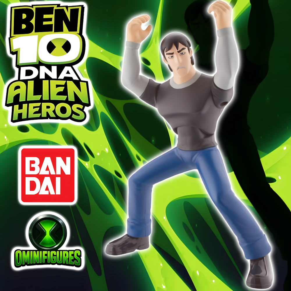 Boneco Kevin Leven Dna Alien Heroes Ben 10 Força Alienígena Bandai
