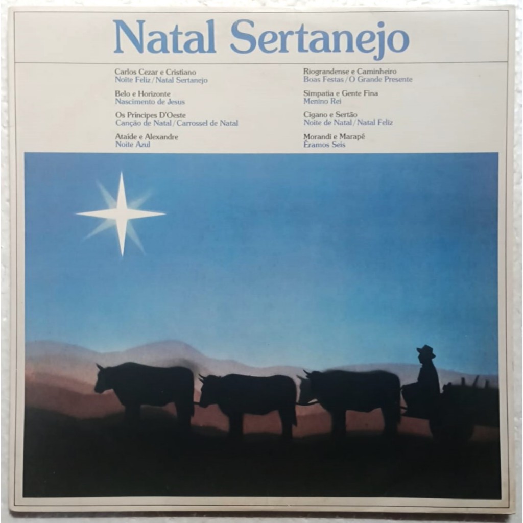 Lp Natal Sertanejo - 1981 (Carlos Cesar e Cristiano Ataíde e Alexandre Morandi e Marapé Cigano e Sertão outros)