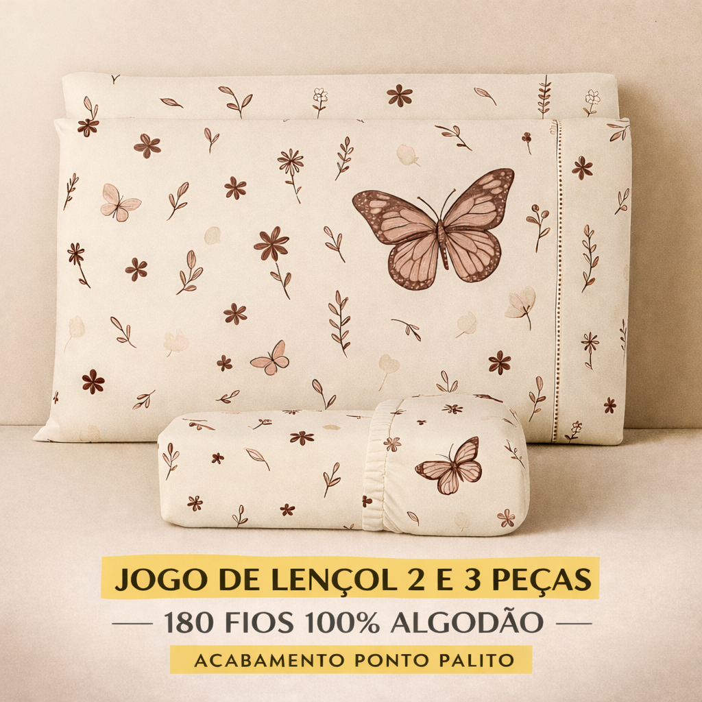 JOGO DE LENÇOL 3 PEÇAS 180 FIOS 100% ALGODÃO PREMIUM SOLTEIRO CASAL QUEEN KING