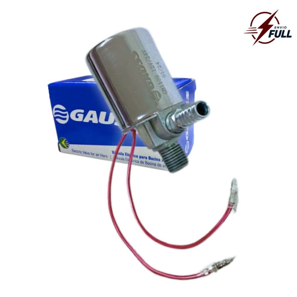 Válvula Elétrica Solenoide Para Buzina a Ar Bivolt Universal 12V/24V Gauss GB1109