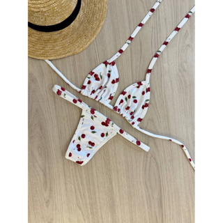 Biquíni fio dental para marquinha estampado em Oferta na Shopee