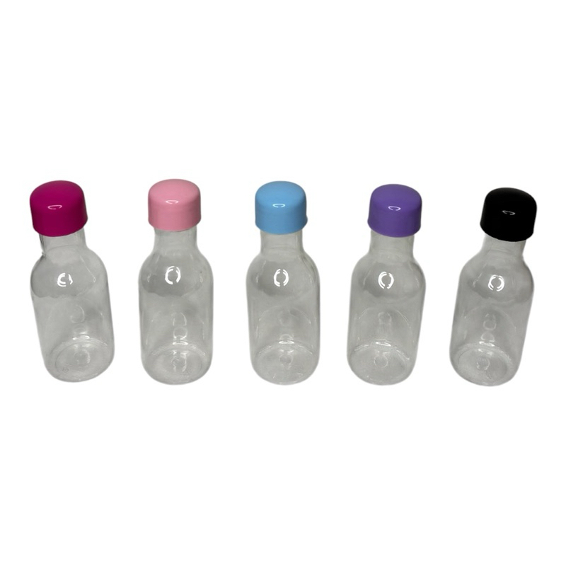 Kit festa 20 mini garrafinhas 50 ml Com tampas Plastica para Lembrancinhas cosmeticos e aniversarios