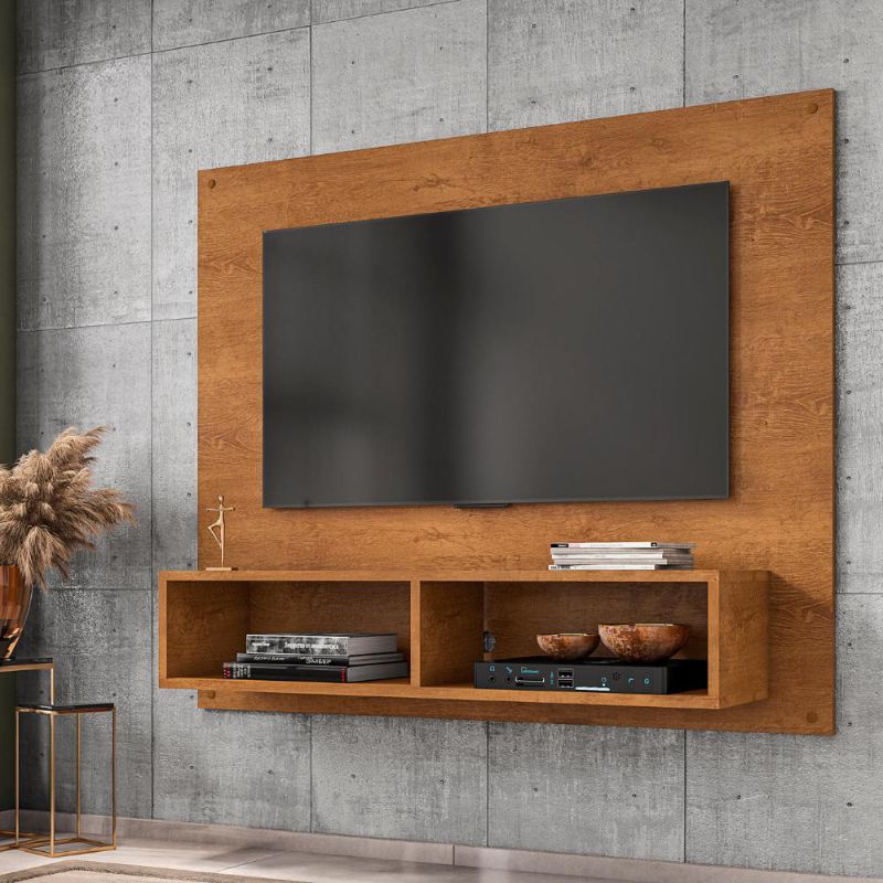 Painel Viena Bechara Com Nichos Para TVs Até 43 Polegadas