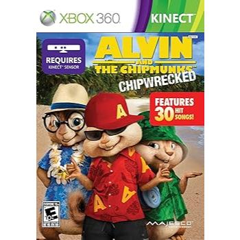 KINECT ALVIN AND THE CHIPMUNKS - XBOX 360 -  JOGO ORIGINAL - MÍDIA FÍSICA