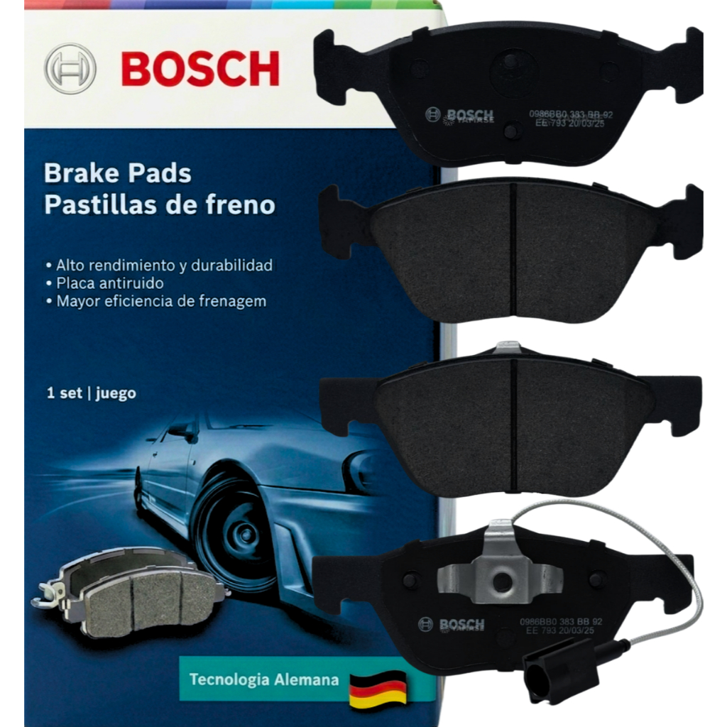 Jg Pastilha Freio Dianteira Bosch Fiat Bravo 2011 A 2018