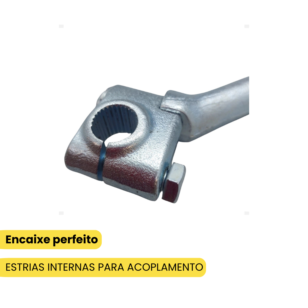Pedal Partida Moto Honda Titan 2000 2001 2002 2003 2004 Fan 125 Bros — imagem 2 de 2