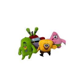 Pelúcia Turma Do Bob Esponja Personagens 20cm Premium
