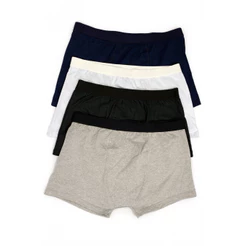 KIT C/4 CUECAS BOXER MASCULINO 95% ALGODÃO 5% ELASTANO