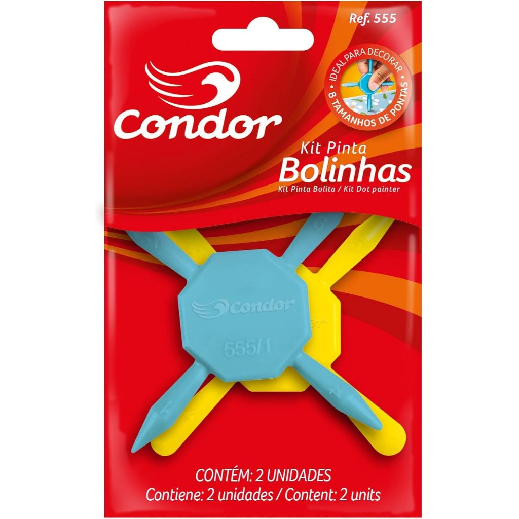 pinta bolinha Condor com 2 peças em Oferta na Shopee