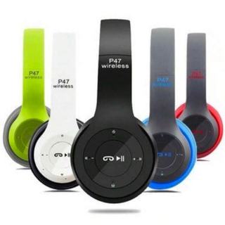 Fone de Ouvido P47 Bluetooth 5.0 Sem Fio, Som Estéreo com Redução de Ruído, Compatível co…