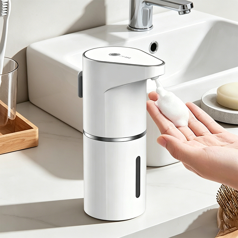 Dispenser Automático de Sabão 380ml Recarregável USB com Sensor Saboneteira Sem Toque