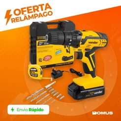 Parafusadeira Furadeira de Impacto Vonder PFV012I 12V Bivolt a Bateria