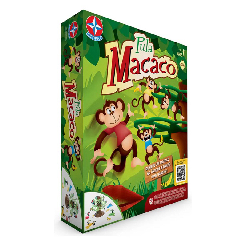 Jogo Pula Macaco Entretenimento E Diversão Estrela.