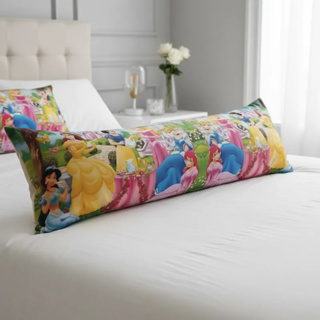 Travesseiro De corpo Infantil Abraço Princesas Quarto Menina 90x30 em Oferta na Shopee