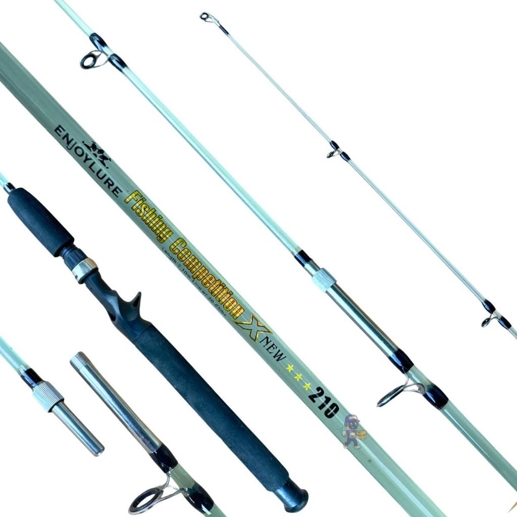 Vara Pesca Maciça Carretilha 2.10 Metros 20-65 Libras  Pesca Pesada Pirarucu 30Kg