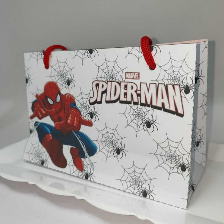 Sacolinhas personalizadas do homem aranha/ sacolas personalizadas homem Aranha.