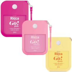 Kit Body Splash Spray Corpo Cabelo Perfume Ricca Go!