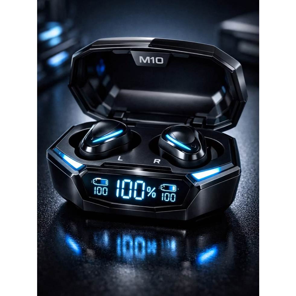 Fone Bluetooth M10 TWS 5.3 Fone Bluetooth M10 TWS 5.3 Sem Fio Power Bank Display LED Som HDSem Fio Power Bank Display LE — Oferta Verificada
