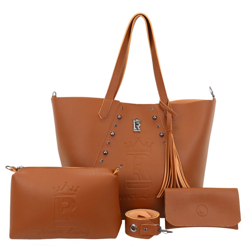 KIT BOLSA FEMININA SACOLA OMBRO NECESSAIRE CARTEIRA LR 11