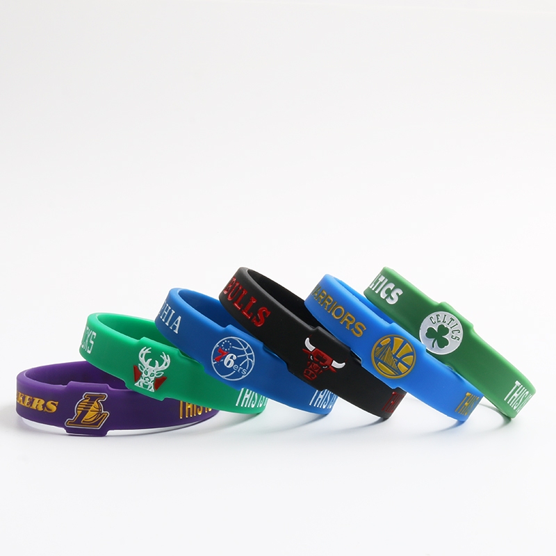 60 PULSEIRAS DE BASSQUETE N B A BULLS LAKERS CELTICS SPURS OKC SPURS SUNS