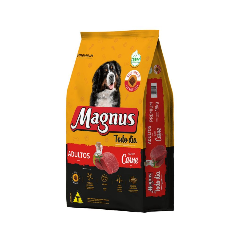 Ração Magnus Todo Dia 15KG |⚠️ENVIO DE APENAS UM SACO POR PEDIDO ⚠️