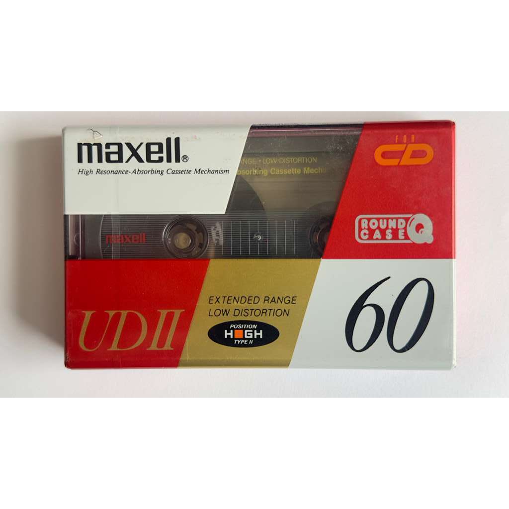 Fita Cassete Maxell UD 2  60 Minutos - japan - K7 Tape Deck - Fita Virgem