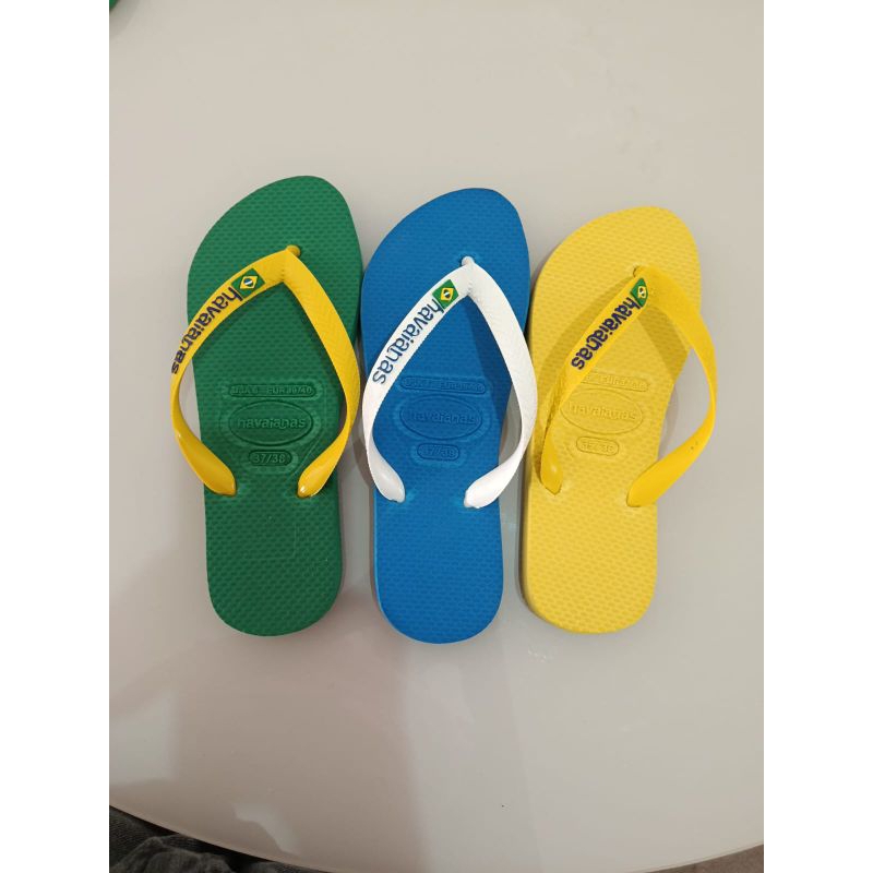 chinelo tradicional verde-amarelo promoção envio imediato