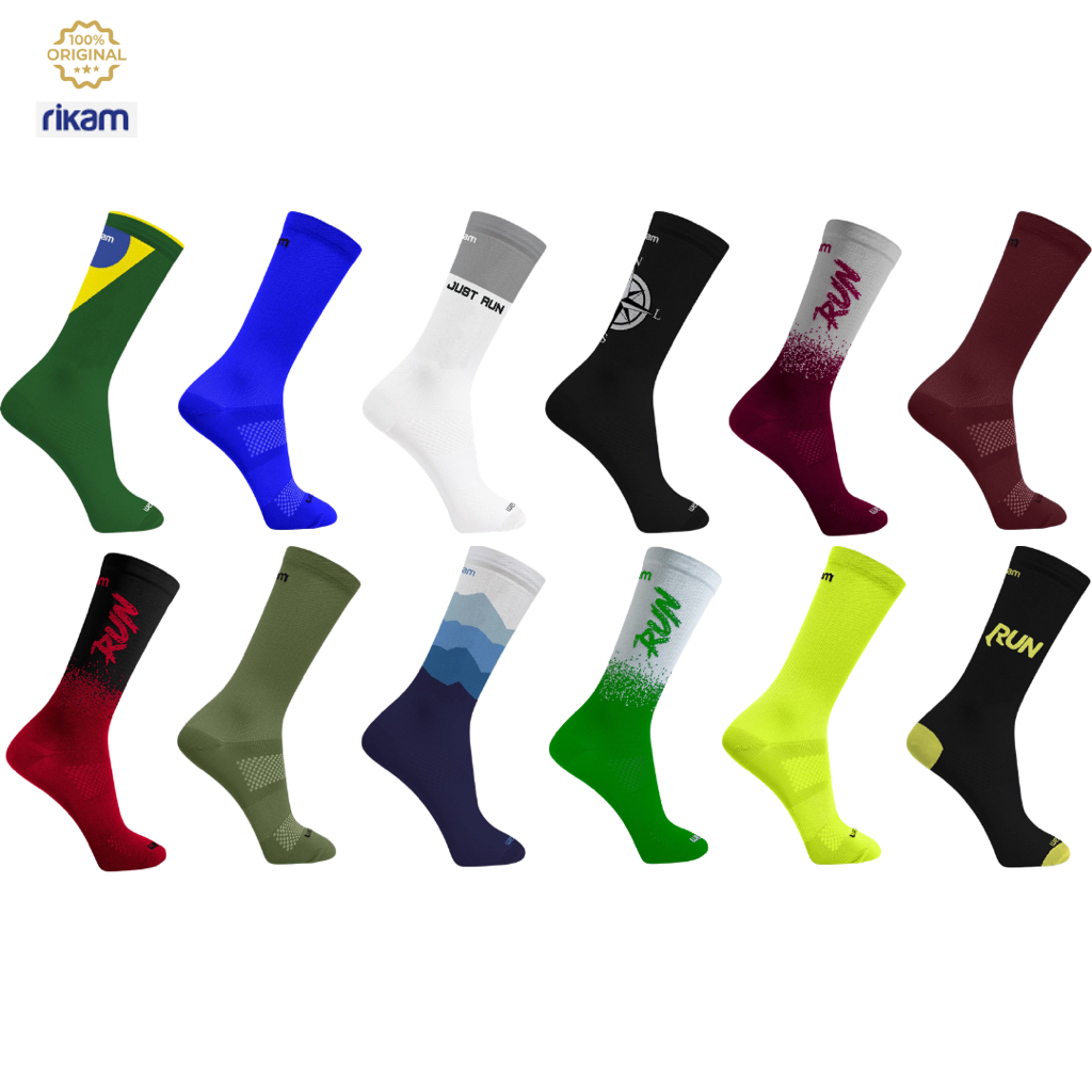 Meia Bike Alta Qualidade Corrida Ciclismo Performance - Rikam (Linha Premium) em Oferta na Shopee