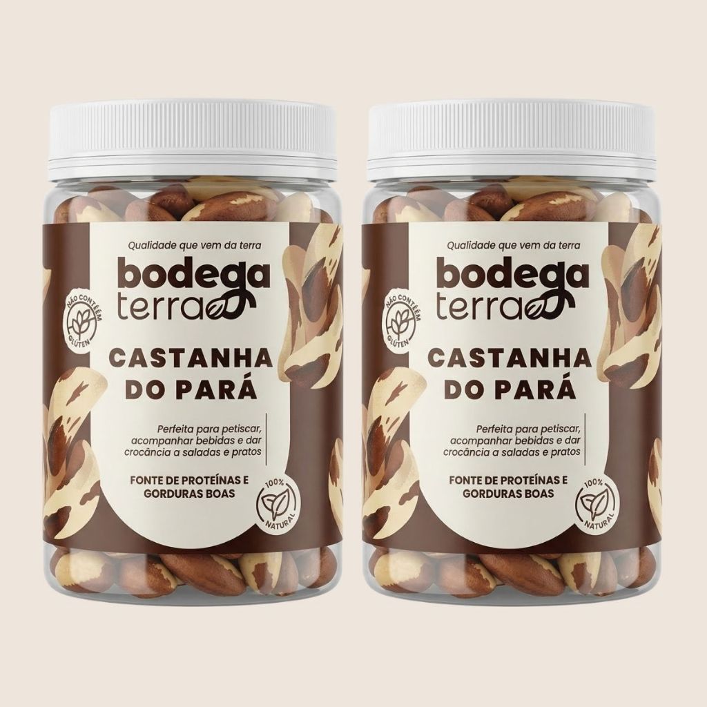 Castanha do Pará Brasil Inteira Premium  Natural Fonte de Proteínas e Gorduras Boas Safra Nova 500G ou 1KG