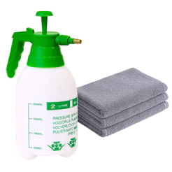 Pulverizador Portátil Manual Com 2 Super Panos Microfibra