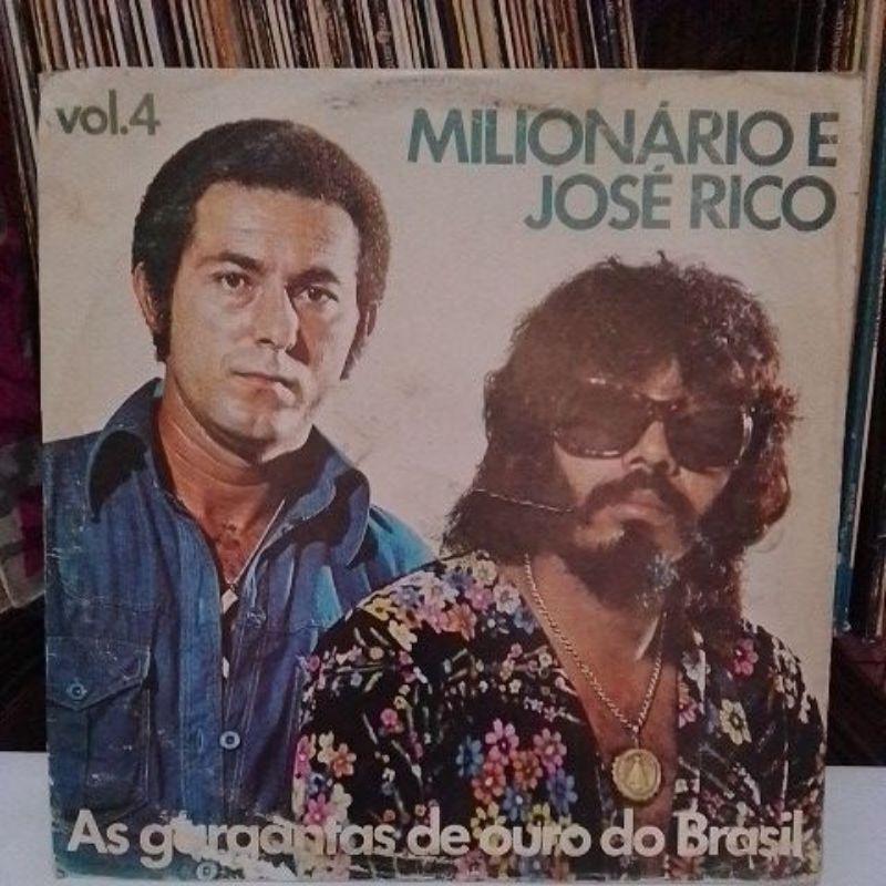 Vinil LP Milionário e José rico As gargantas de ouro do Brasil