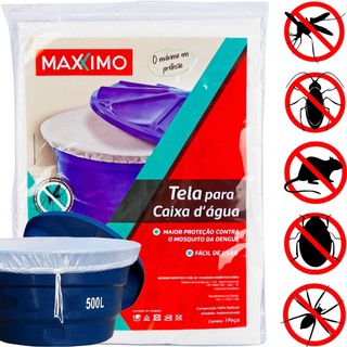Capa De Proteção Caixa D`água 500 Litros Telada Universal Redonda