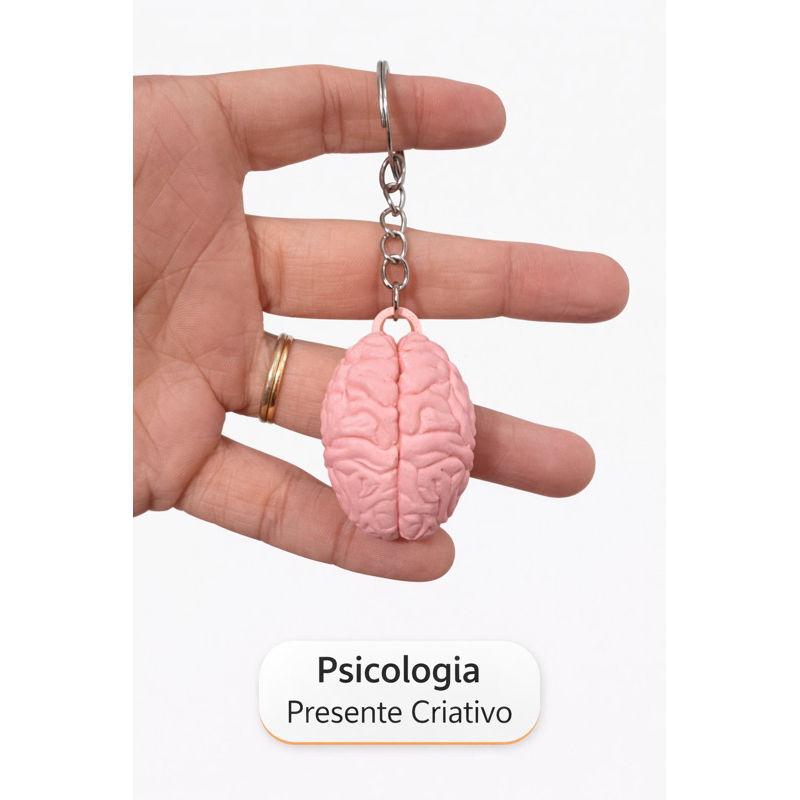 Chaveiro Cérebro  Profissão Psicologia | Presente Criativo Psicólogo | Edição Especial