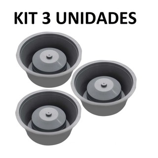 Kit 3 Adaptador Tira Mau Cheiro Ralos 10cm  Porta Grelhas Anti Odor MBox