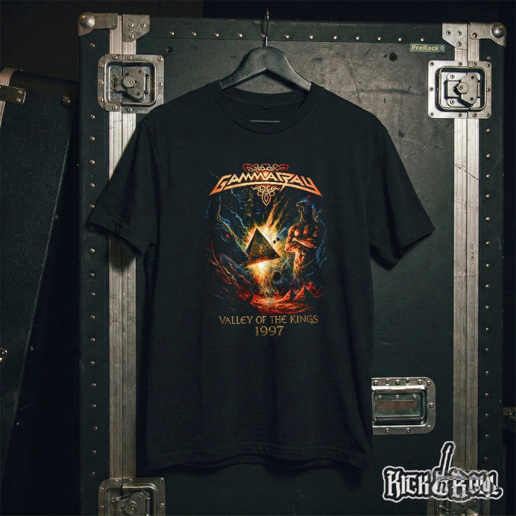 Camiseta “Gamma Ray” Power Metal Banda de Rock | T-Shirt Unissex 100% Algodão  Mostre sua paixão pelo heavy metal com a