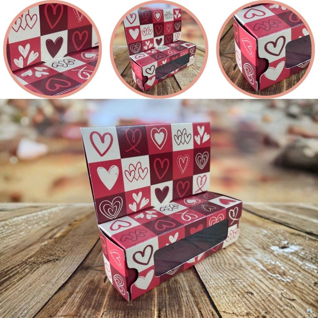 10 CAIXA CARTÃO 3 DOCES CORAÇÕES 14X4X4 5479 ( DIA DOS NAMORADOS IDEIA 2026 ) OUTLET em Oferta na Shopee