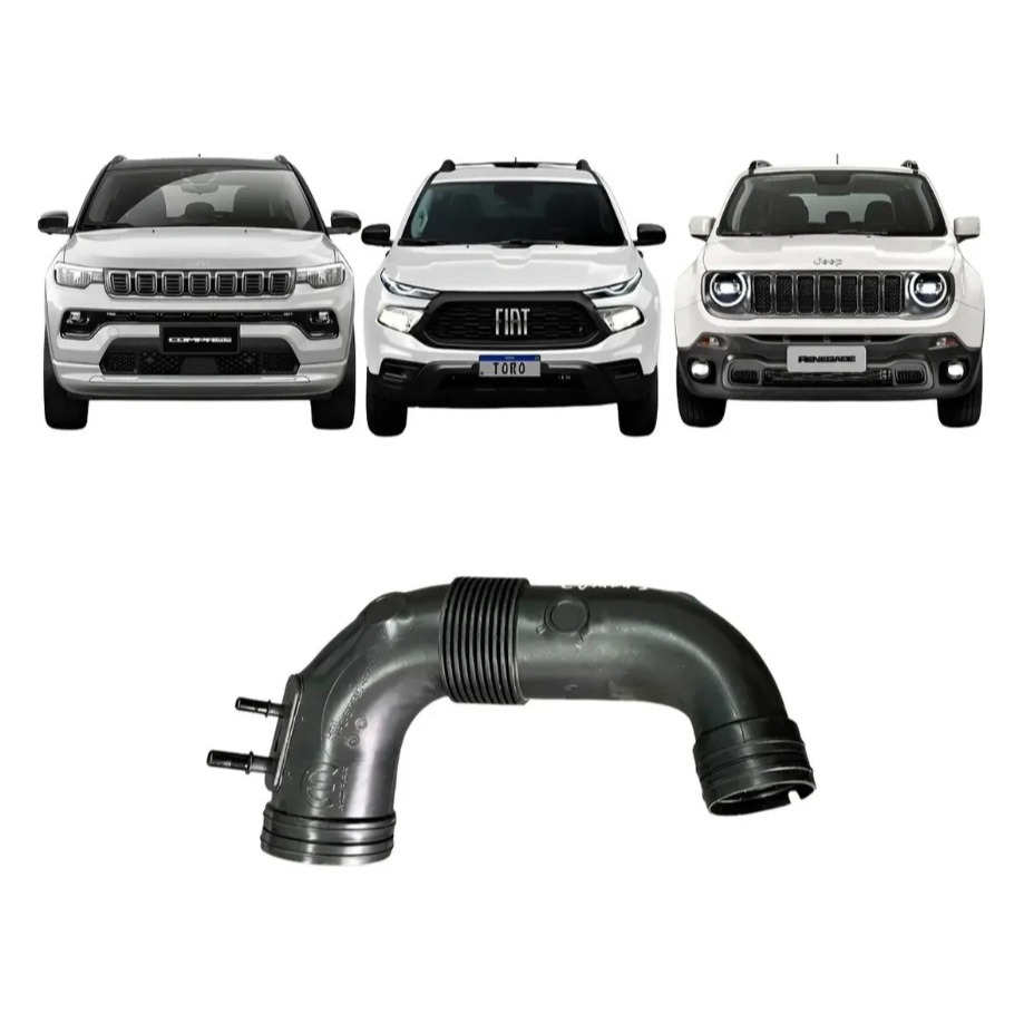 Mangueira Duto Admissão Toro Compass Renegade 2022 até 2025 1.3 Original Fiat 52109791