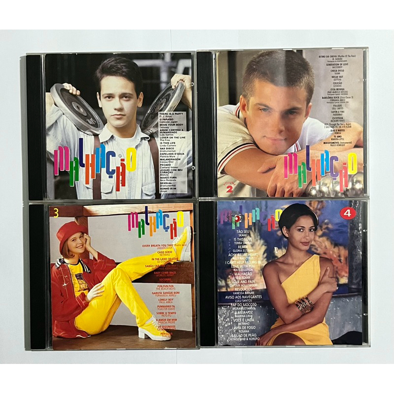 CDS Malhação - Vols. 1, 2, 3 e 4 - Combo Com 4 CDS Originais