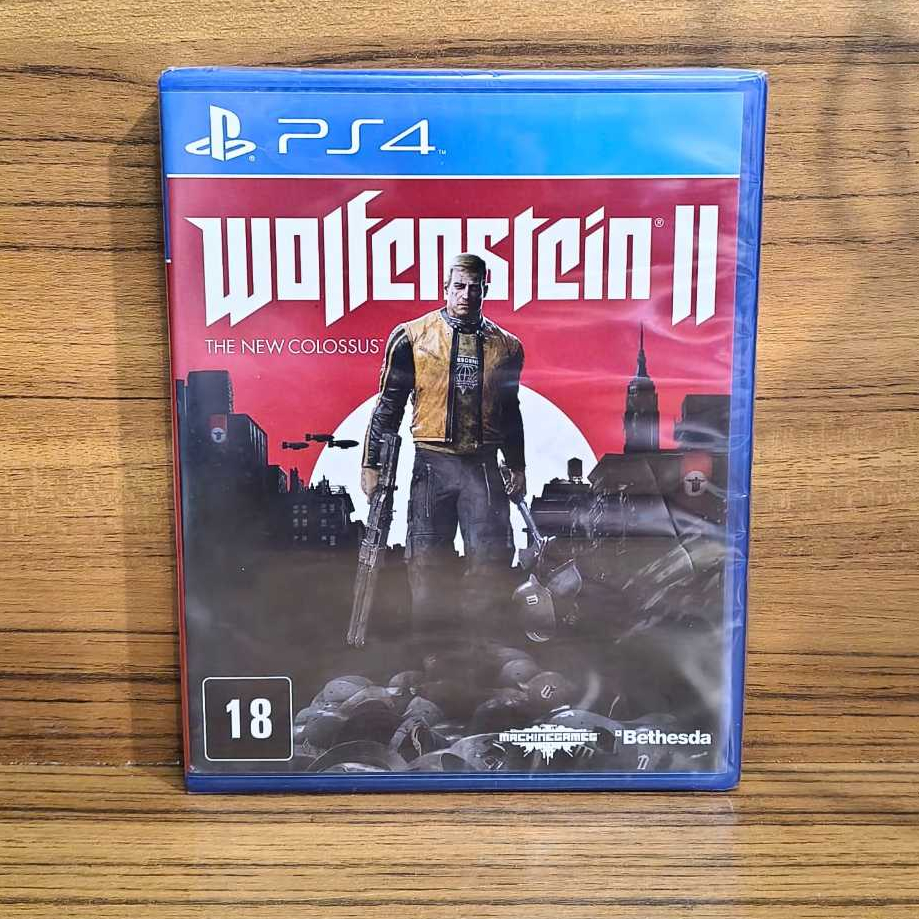 Wolfenstein 2 LACRADO (Dublado em Português) Mídia Física - PS4 e PS5