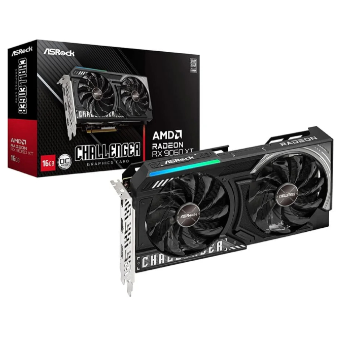 Placa de Vídeo ASRock AMD Radeon RX 9060 XT 8GB GDDR6 RDNA 4