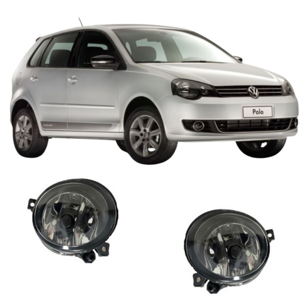 Par Farol Auxiliar Volkswagen Polo 2012 2013 2014