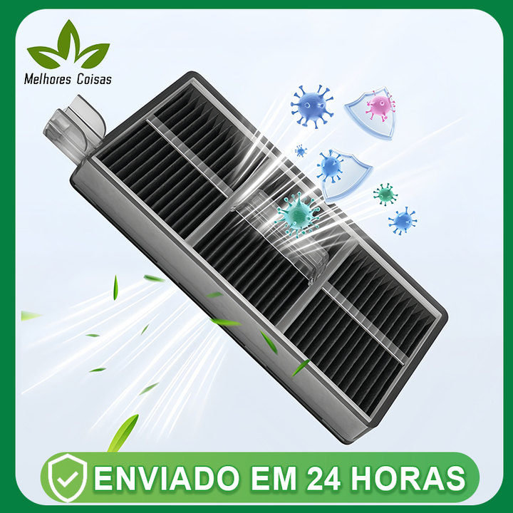 1un Filtro Antiodor Antibac Antiodor Refrigerador Longa Duração Compativel Consul Crm56 Brastemp