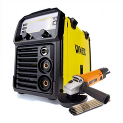 Kit Máquina de Solda WK 160A Inversora 3 em 1 + Esmerilhadeira 720W 220V e Eletrodo Pró Euro
