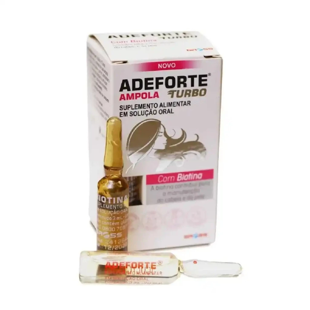Adeforte Turbo + Biotina 3ml - Gross — imagem 1