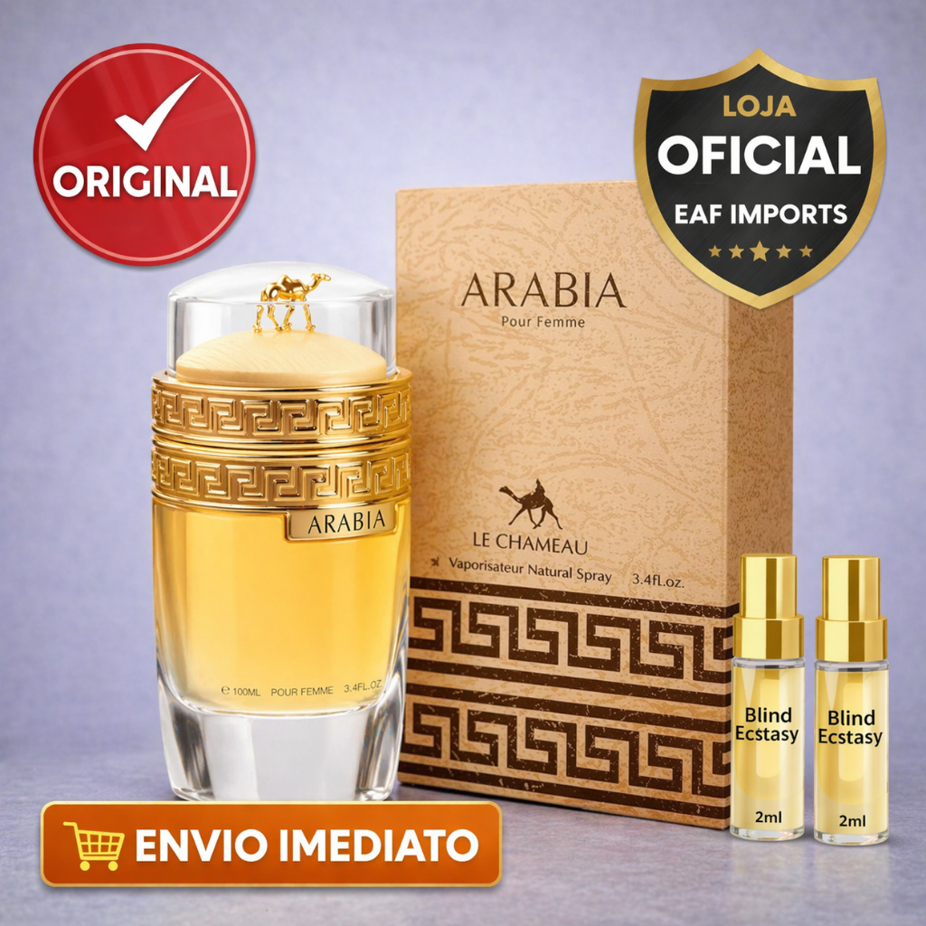 Perfume Arabia Pour Femme Le Chameau Feminino Árabe Luxo Doce Elegante Fixação